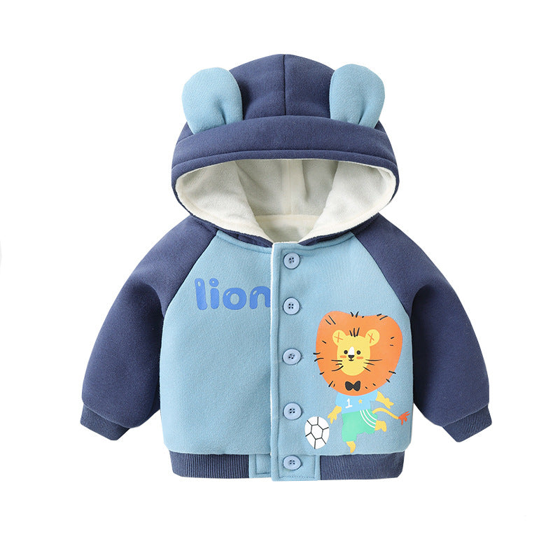 Baby Fleece Hooded Winter Jacket