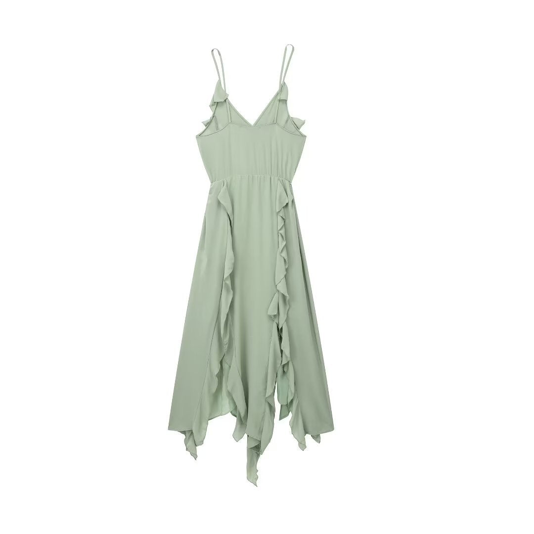 Laminated Sling Dress for Women