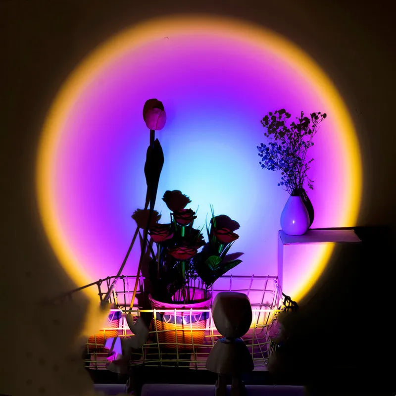 Sunset Glow Astronaut Lamp
