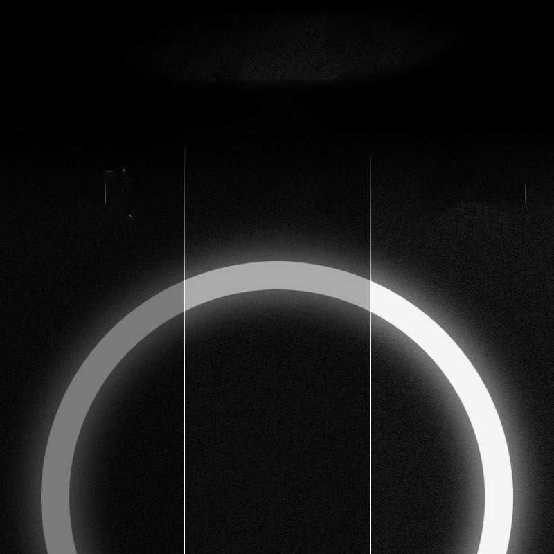 LED glow vanity mirror