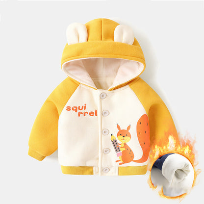 Baby Fleece Hooded Winter Jacket