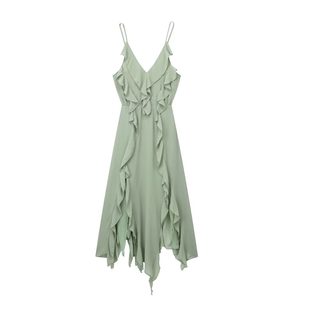 Laminated Sling Dress for Women
