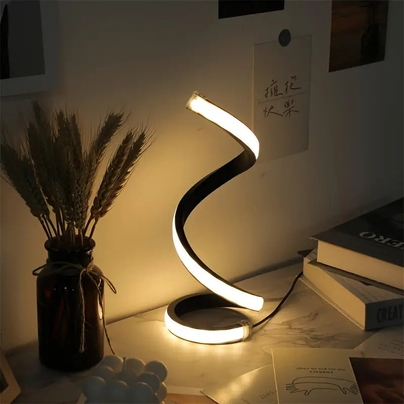 Spiral LED Table Lamp