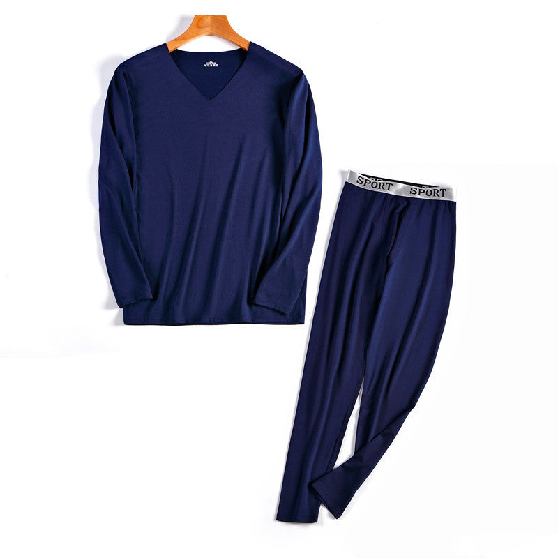 Velvet-Lined Thermal Underwear Set