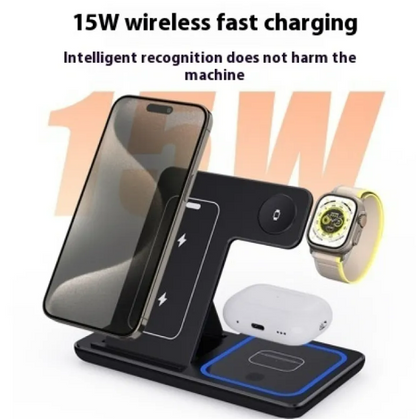 3-in-1 Foldable Wireless Charging Station