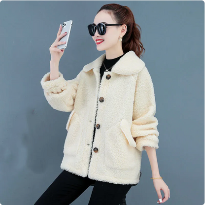 Women's Teddy Fleece Short Jacket