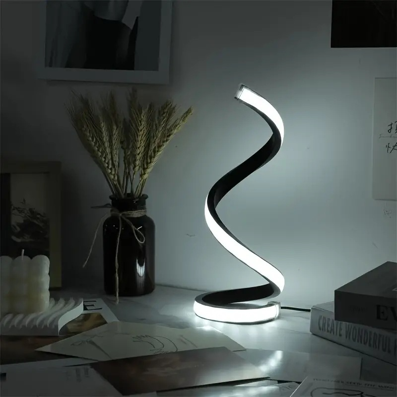 Spiral LED Table Lamp