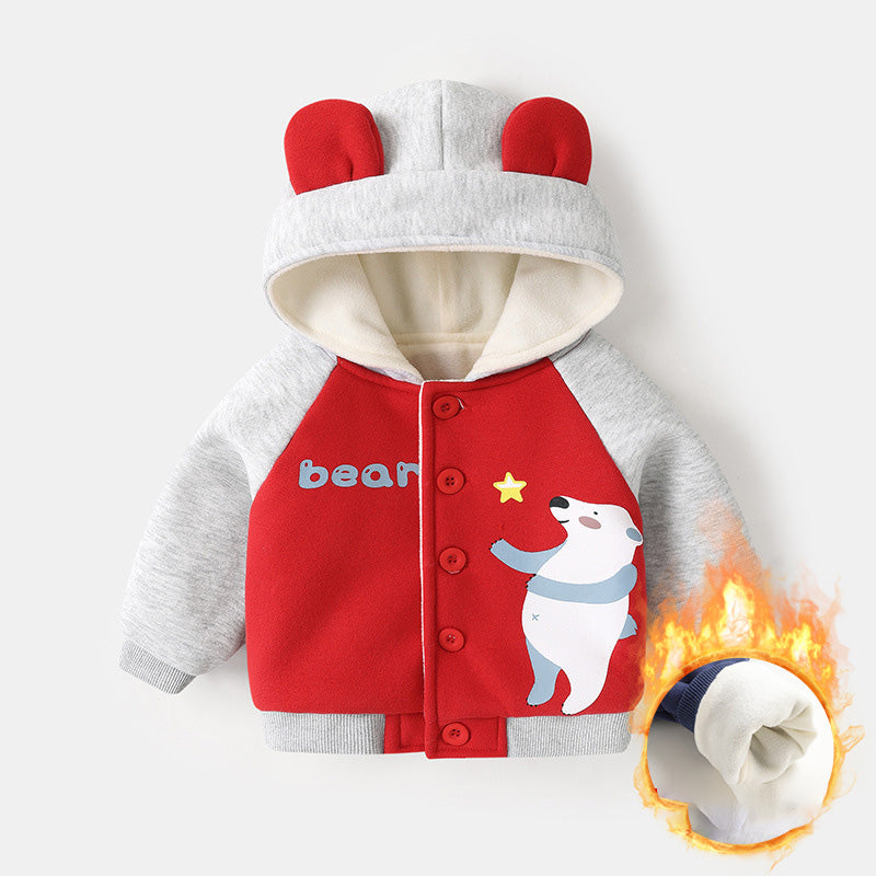 Baby Fleece Hooded Winter Jacket