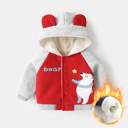 Baby Fleece Hooded Winter Jacket
