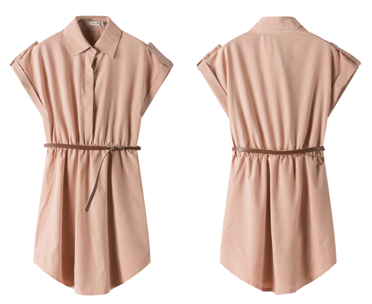 Chiffon Shirt Dress
