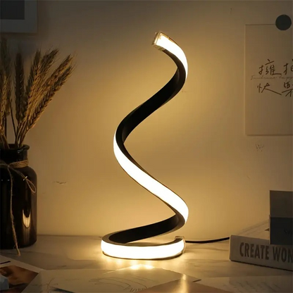 Spiral LED Table Lamp
