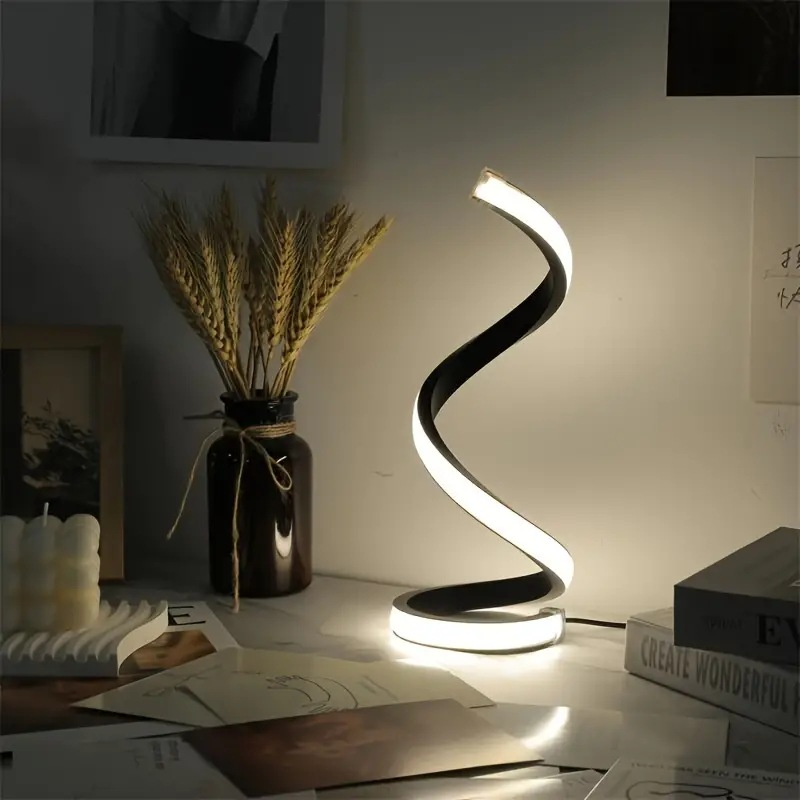 Spiral LED Table Lamp