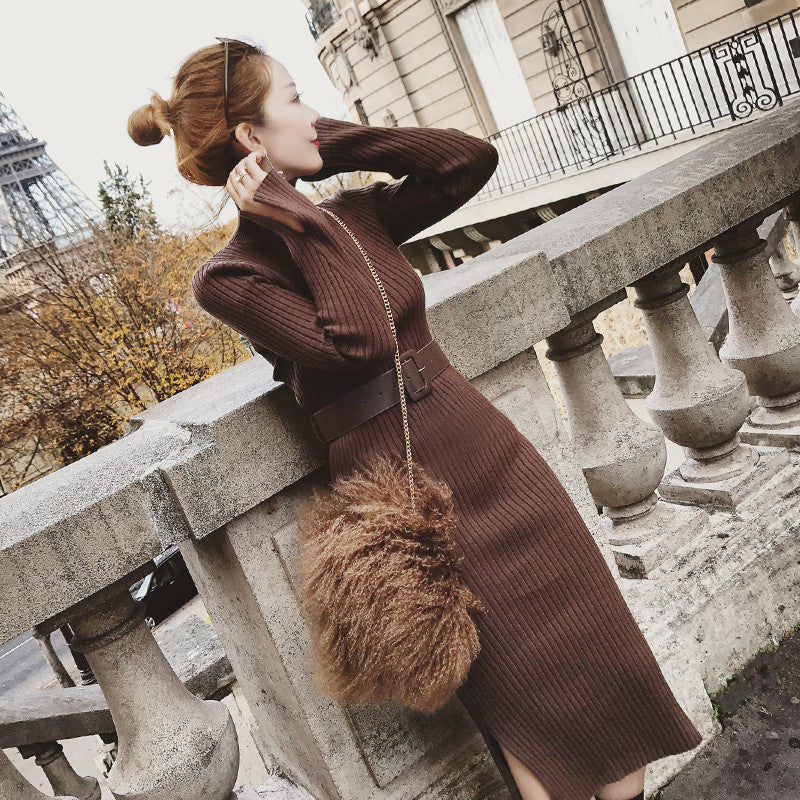 Knit Sweater Bodycon Dress