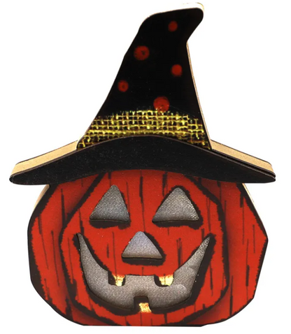 Mini Wooden Halloween Ornament