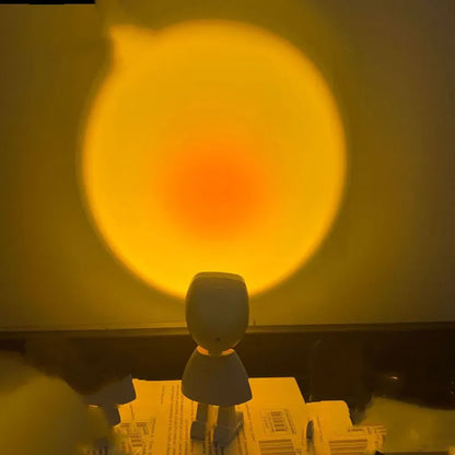 Sunset Glow Astronaut Lamp