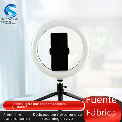 10-Inch Ring Light with Bluetooth Remote