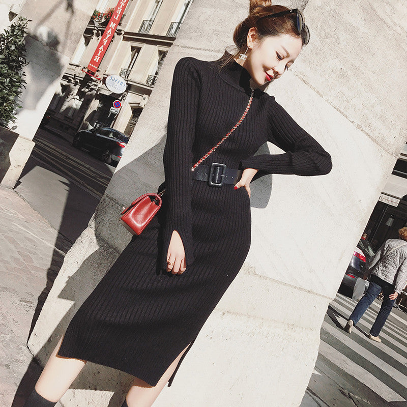 Knit Sweater Bodycon Dress