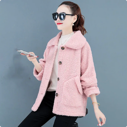 Women's Teddy Fleece Short Jacket