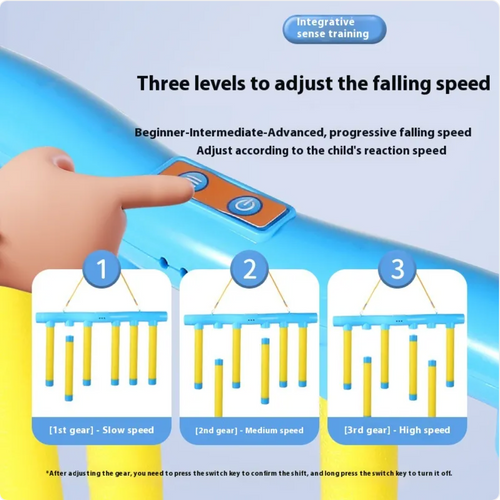 Catch-the-Stick Reaction Game for Kids