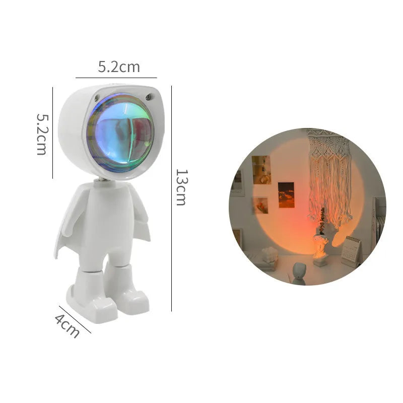 Sunset Glow Astronaut Lamp