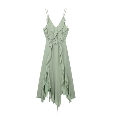 Laminated Sling Dress for Women