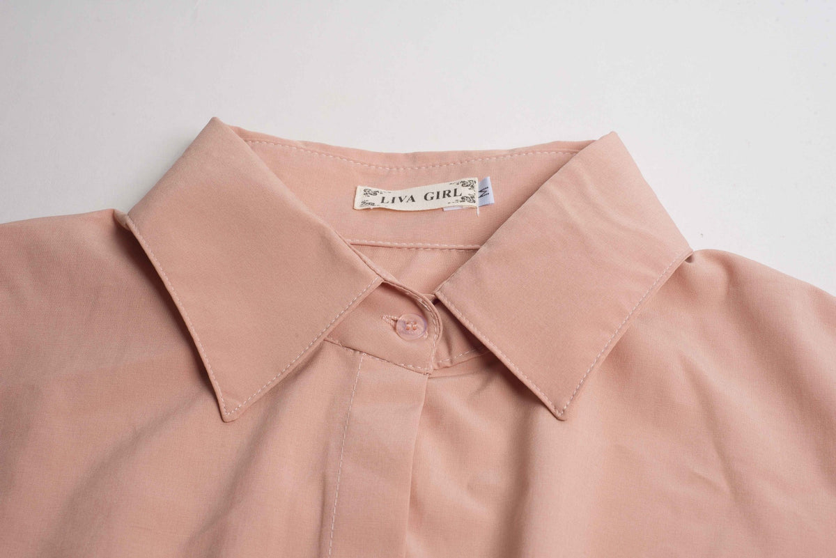 Chiffon Shirt Dress