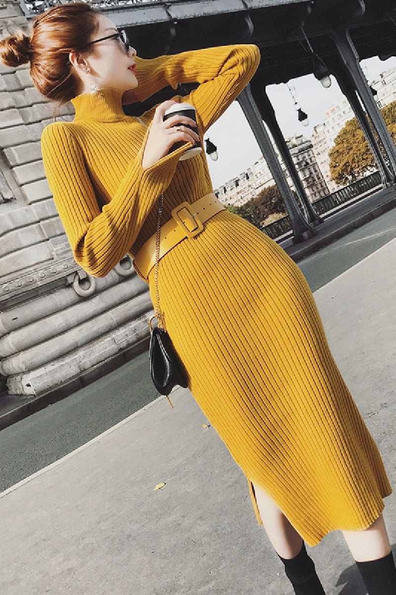 Knit Sweater Bodycon Dress