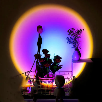 Sunset Glow Astronaut Lamp