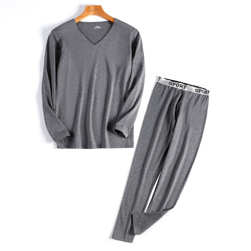 Velvet-Lined Thermal Underwear Set