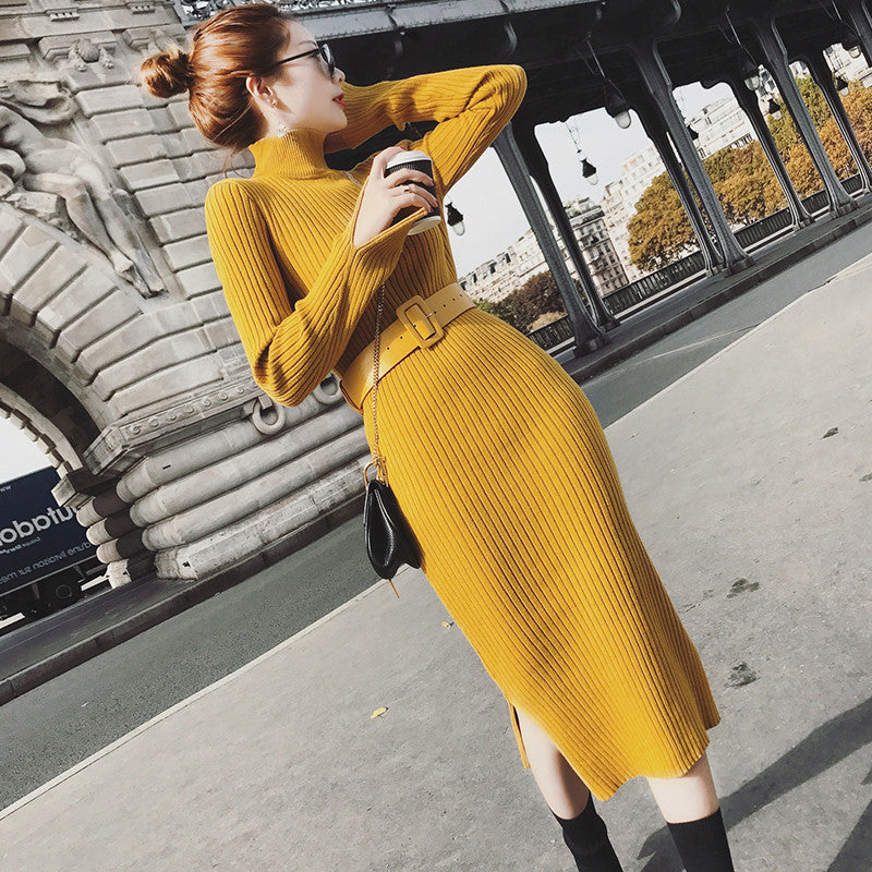 Knit Sweater Bodycon Dress