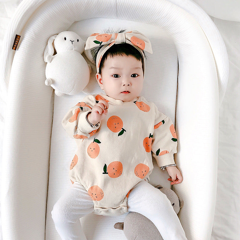 Baby Print Top & Headband Set