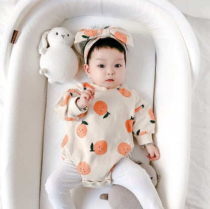 Baby Print Top & Headband Set