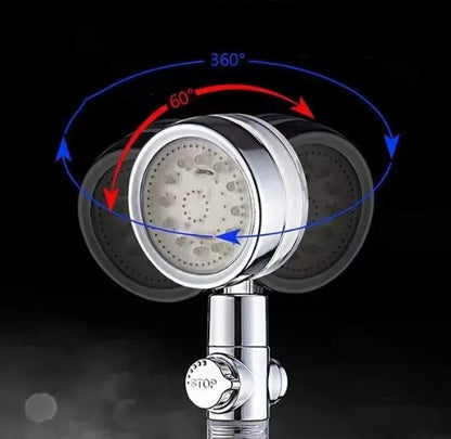 LED Temperature Filter Shower Head