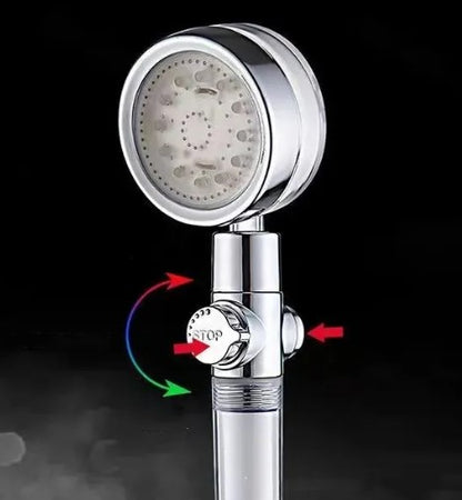 LED Temperature Filter Shower Head