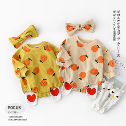 Baby Print Top & Headband Set