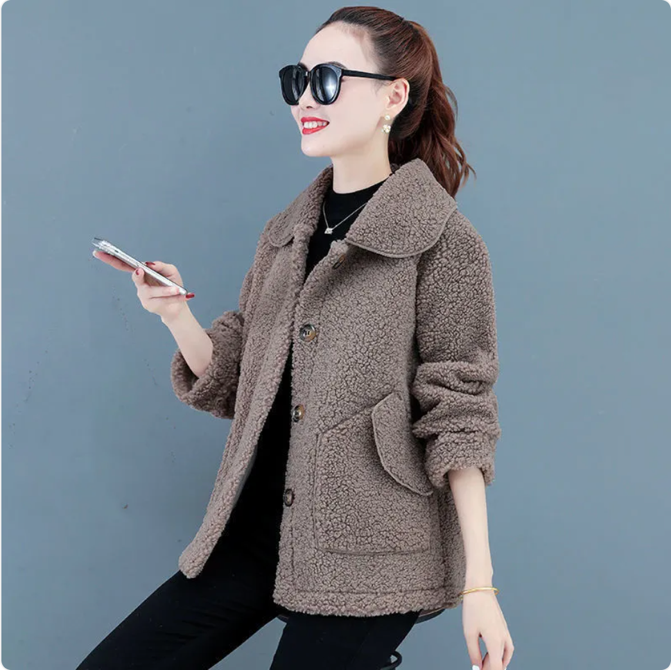 Women's Teddy Fleece Short Jacket