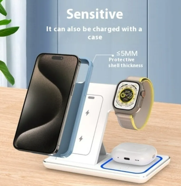 3-in-1 Foldable Wireless Charging Station