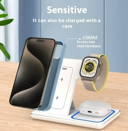 3-in-1 Foldable Wireless Charging Station