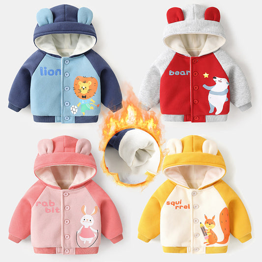 Baby Fleece Hooded Winter Jacket