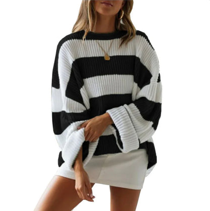 Striped Colorblock Sweater