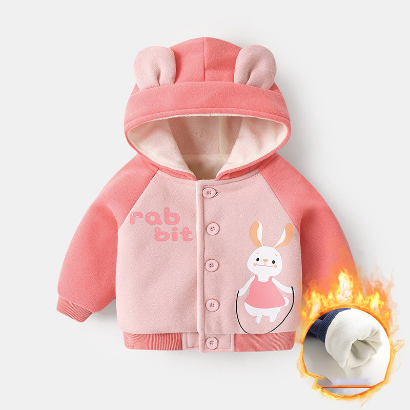Baby Fleece Hooded Winter Jacket