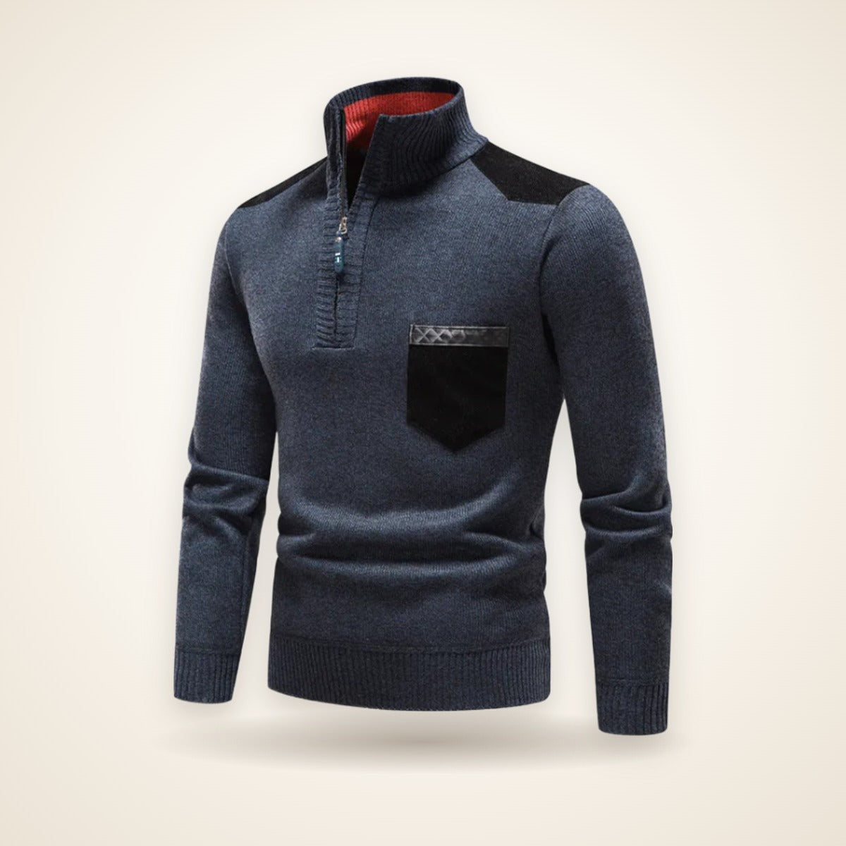 Quarter-zip sweater