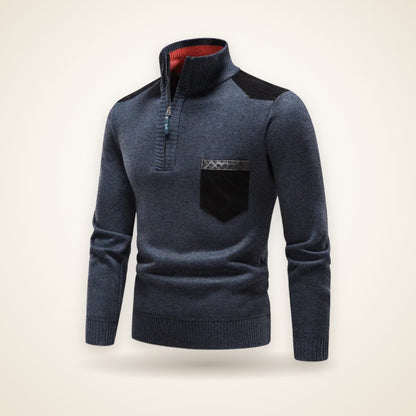 Quarter-zip sweater